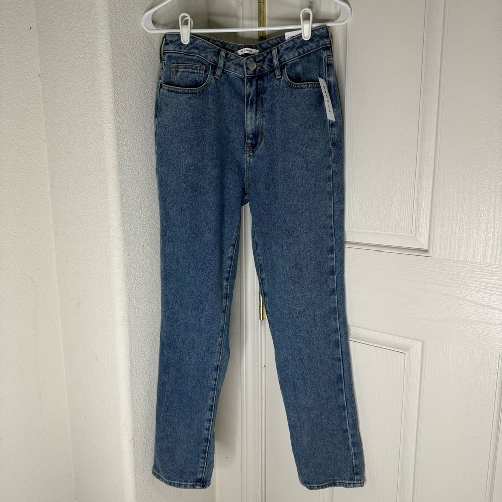 Blue mom jeans